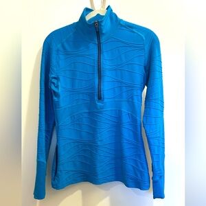 Title Nine Swift Half-Zip Workout Travel Top Size S